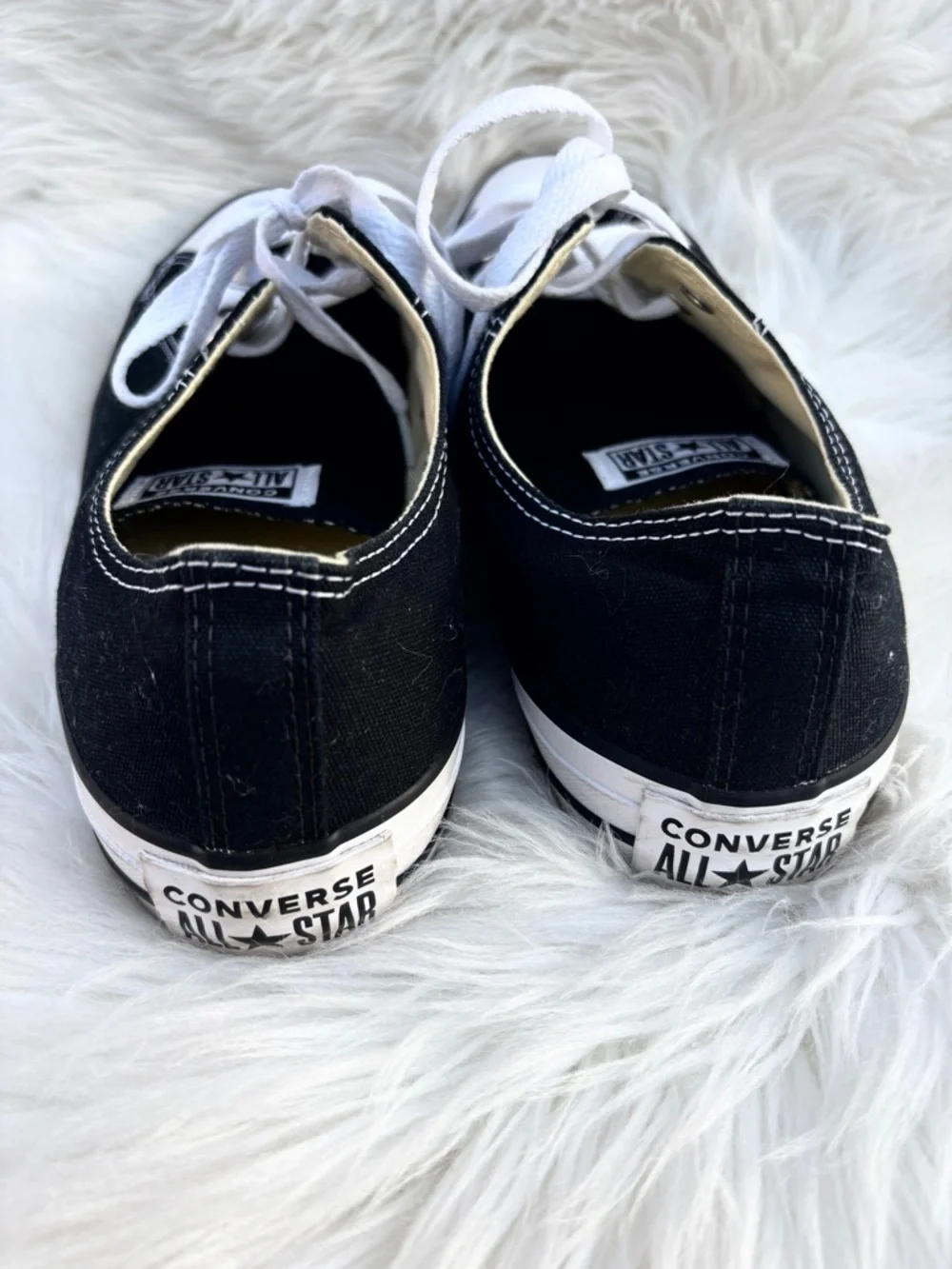 All Star Converse Black Low Top Sneakers - Picture 4 of 6